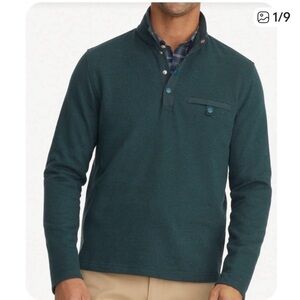 UNTUCKit Parkson BLUE Fleece Pullover Shirt